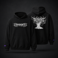 DUSKSET Unisex After Dark Graphic Hoodie — front, styled product shot