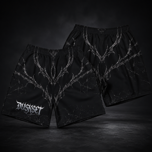 DUSKSET Unisex Nightform Shorts — styled product shot