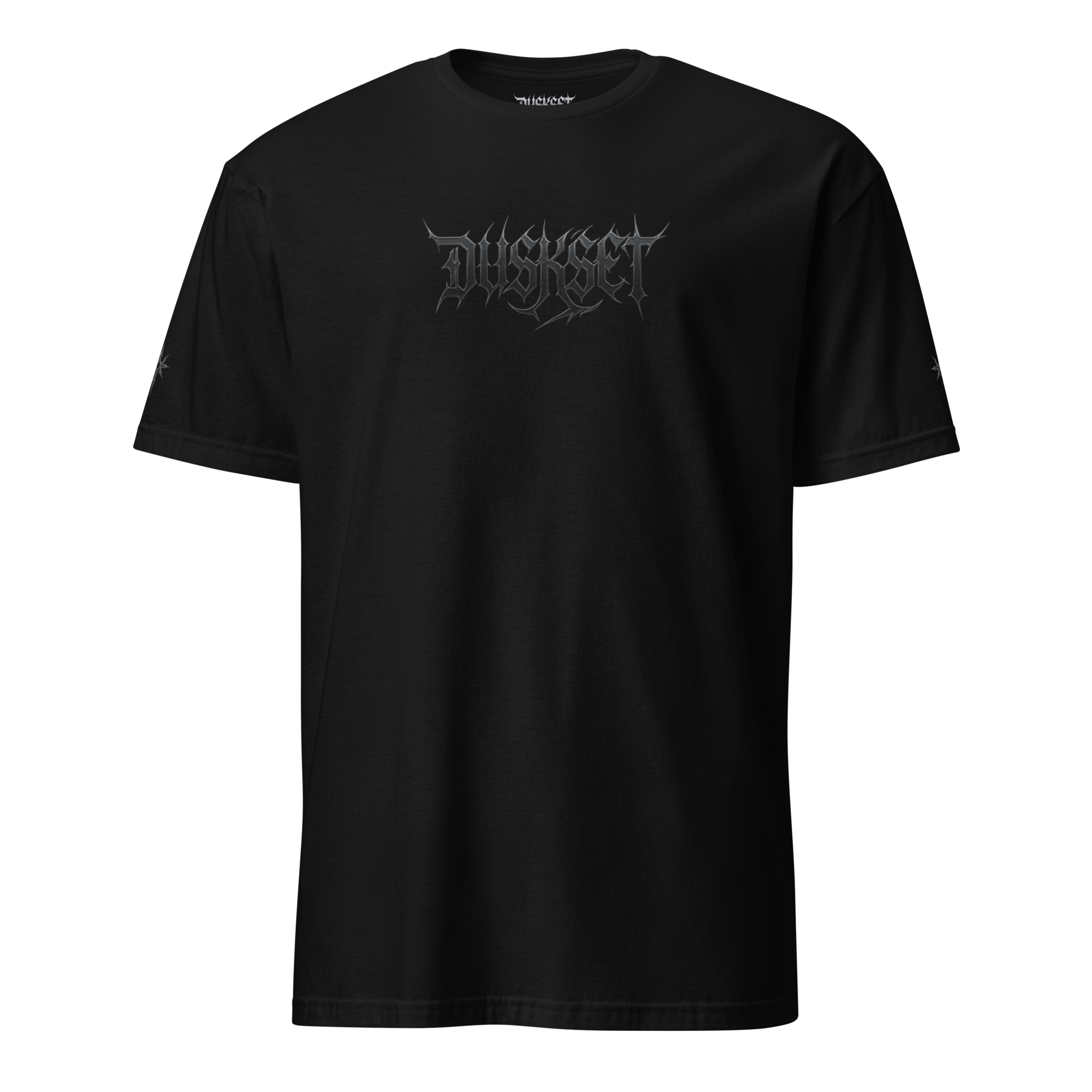 DUSKSET Unisex After Dark T-Shirt — back view with graphic print