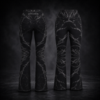 DUSKSET Women’s Nightform Flare Leggings — styled product shot