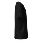 DUSKSET Unisex After Dark T-Shirt — side view, sleeve print