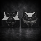 DUSKSET Women’s Nightform Sports Bra — front and back, styled product shot