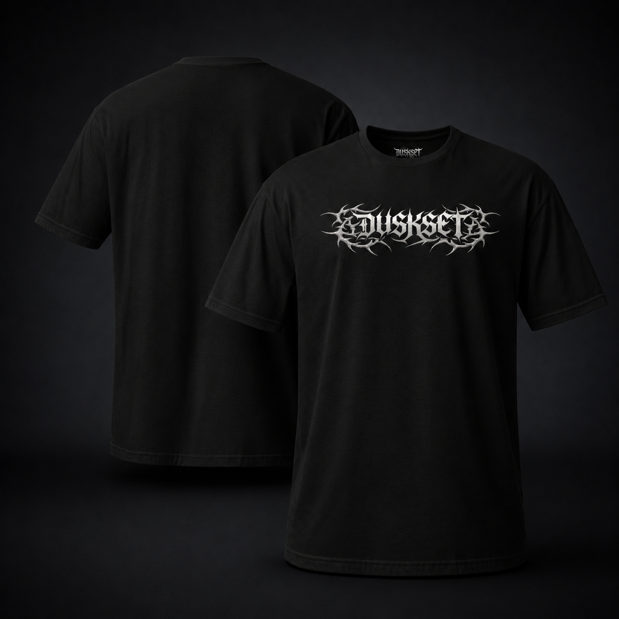DUSKSET Unisex Staple T-Shirt — front, styled product shot