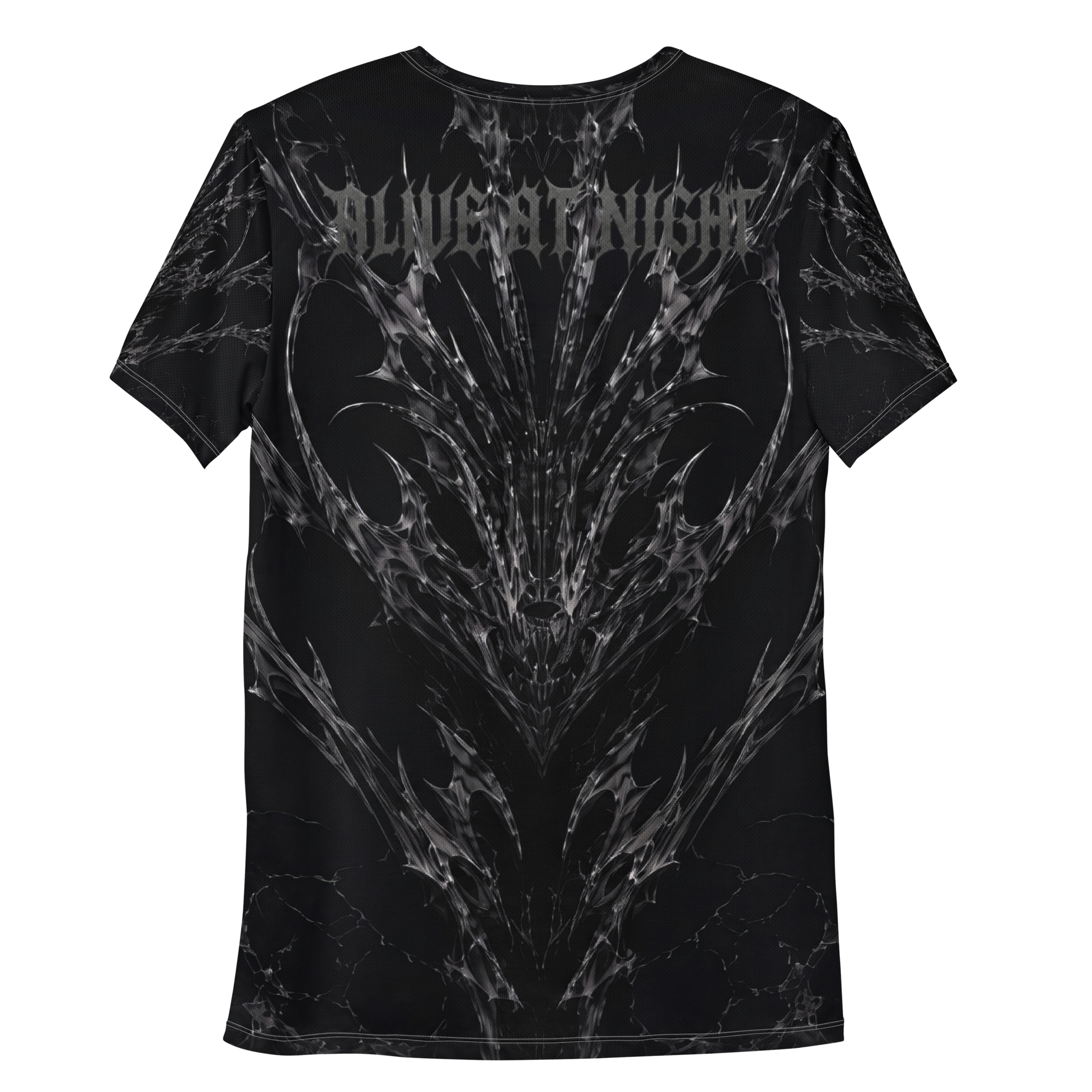 DUSKSET Men’s Nightform Athletic Tee — back view