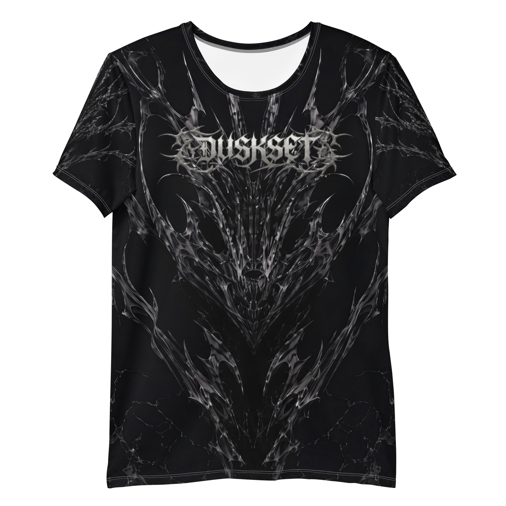 DUSKSET Men’s Nightform Athletic Tee — front view