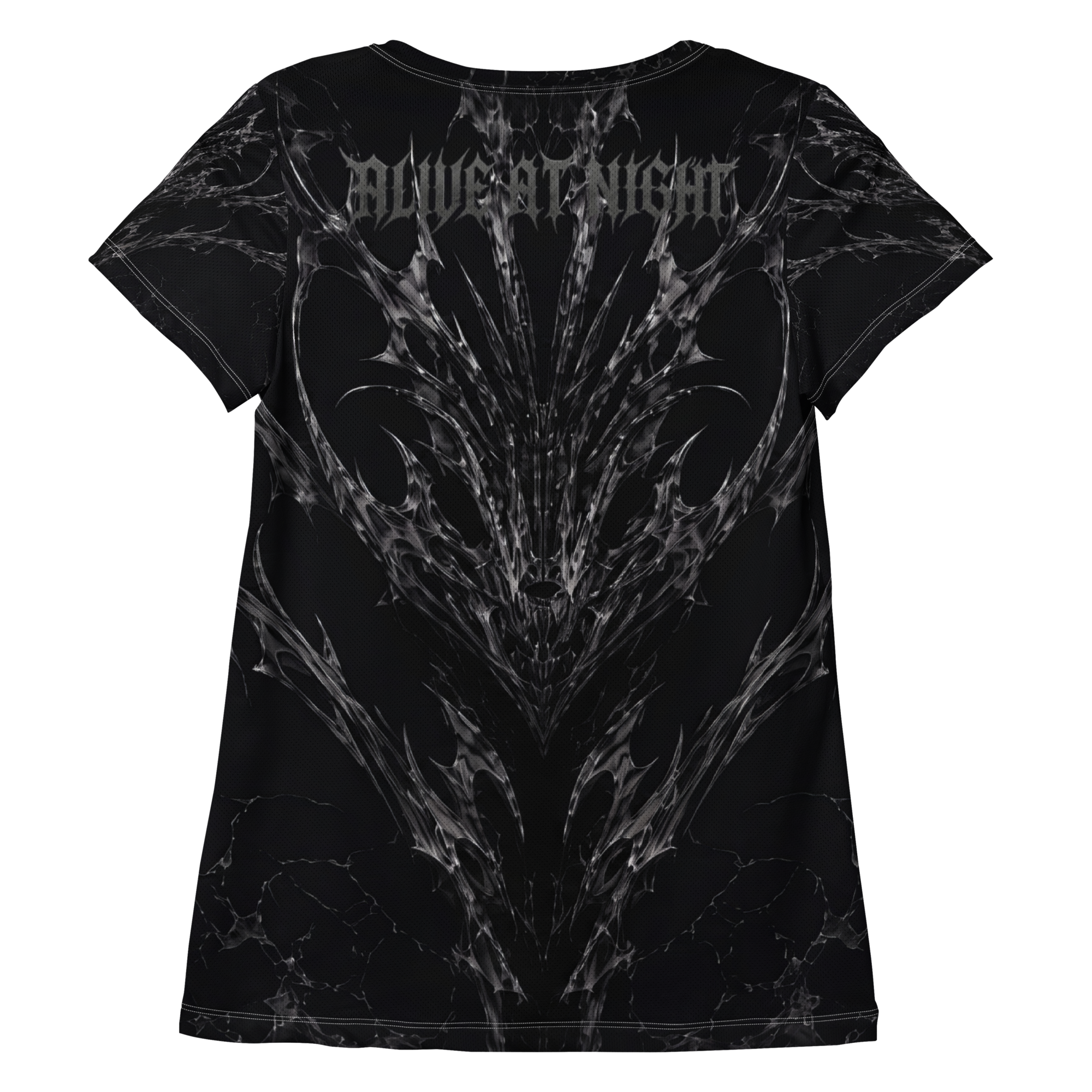 DUSKSET Women’s Nightform Athletic Tee — back view