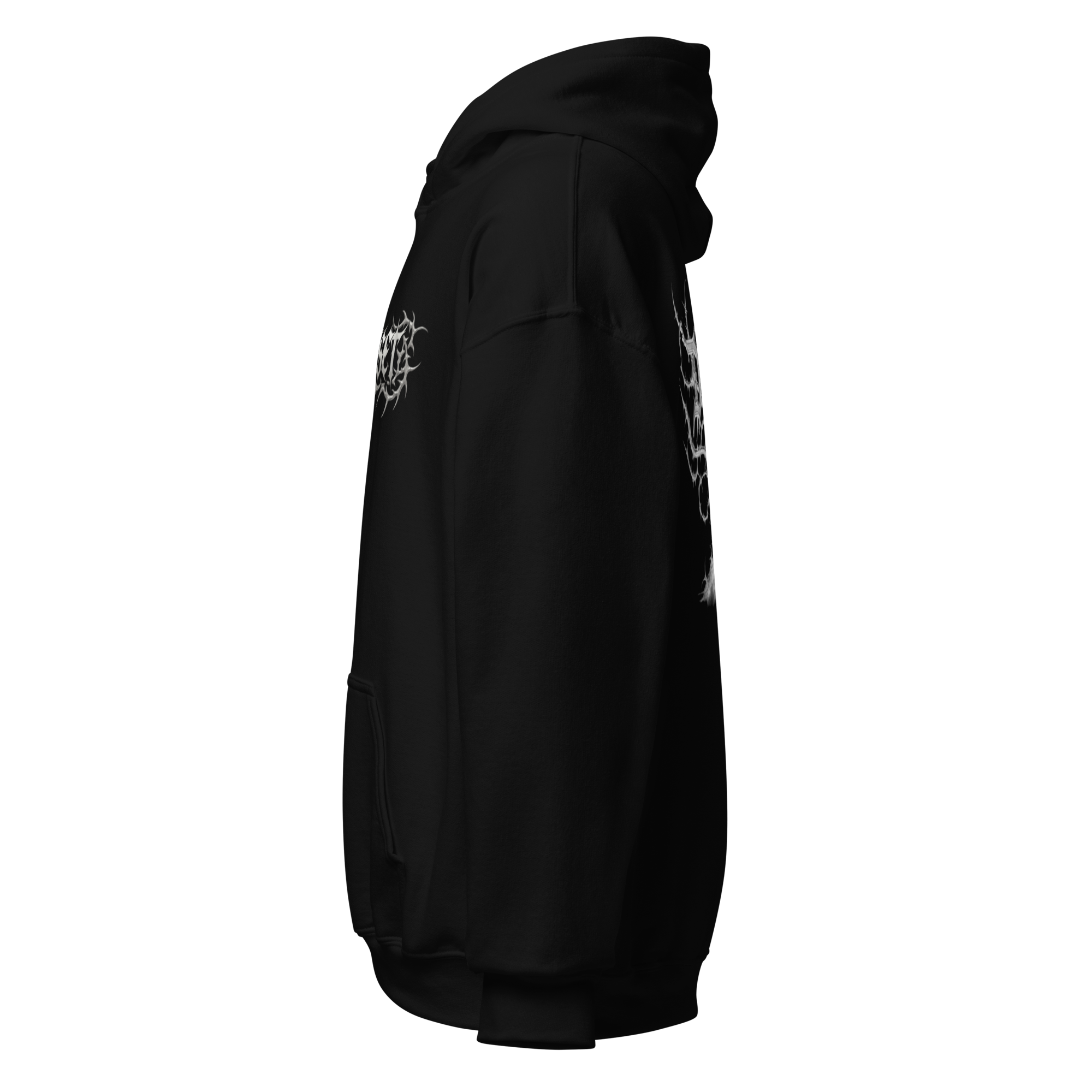DUSKSET Unisex After Dark Graphic Hoodie — side view
